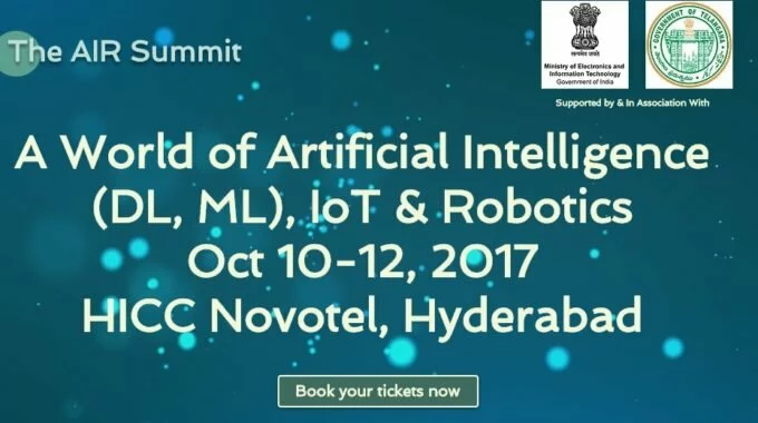 The AIR Summit – India’s Largest AI, IoT & Robotics Event Series